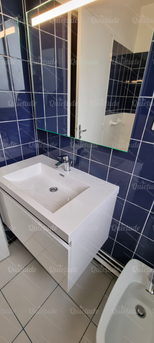 TRANSFORMATION COMPLÈTE D'UNE BAIGNOIRE EN BELLE DOUCHE SÉCURISÉE À VITRY-SUR-SEINE (94)