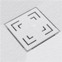 Bonde receveur Onyx blanc 