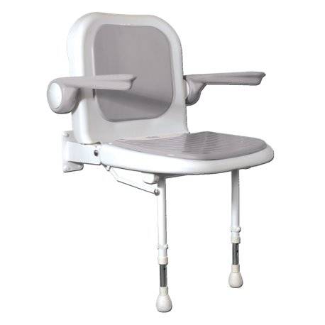 Siège rembourré avec dossier et accoudoirs 4000 - version large